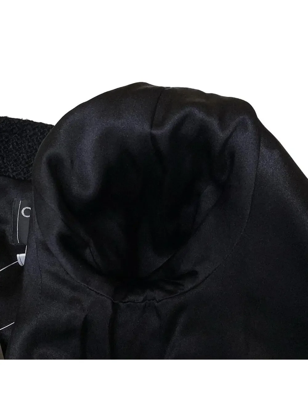 Chanel Black Outer Fabric] Wool Nylon #289516C14B